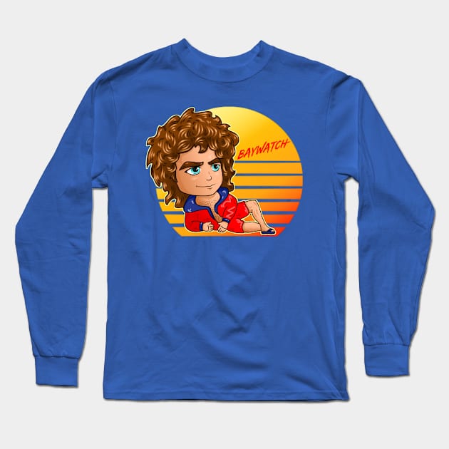 On The Beach Long Sleeve T-Shirt by SuzCat96